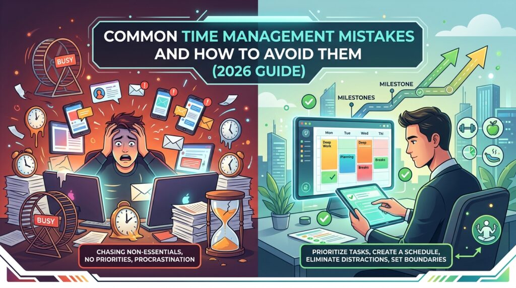 time management mistakes