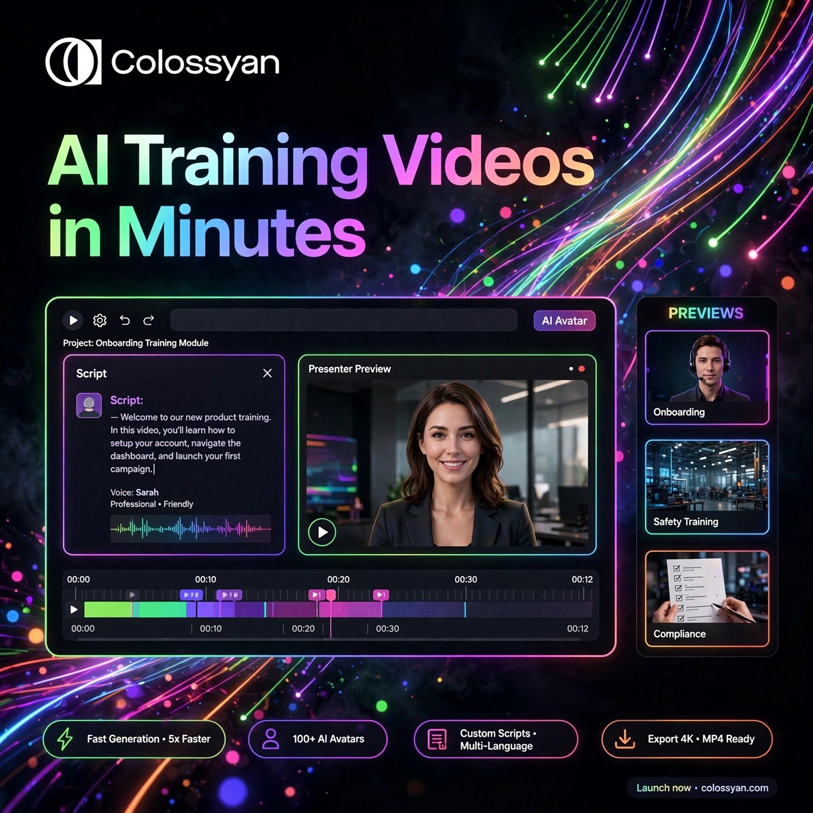 Colossyan AI tool - featured banner