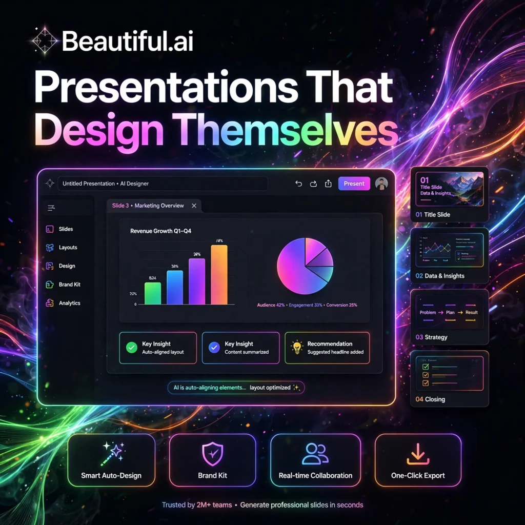 Beautiful.ai AI tool - featured banner