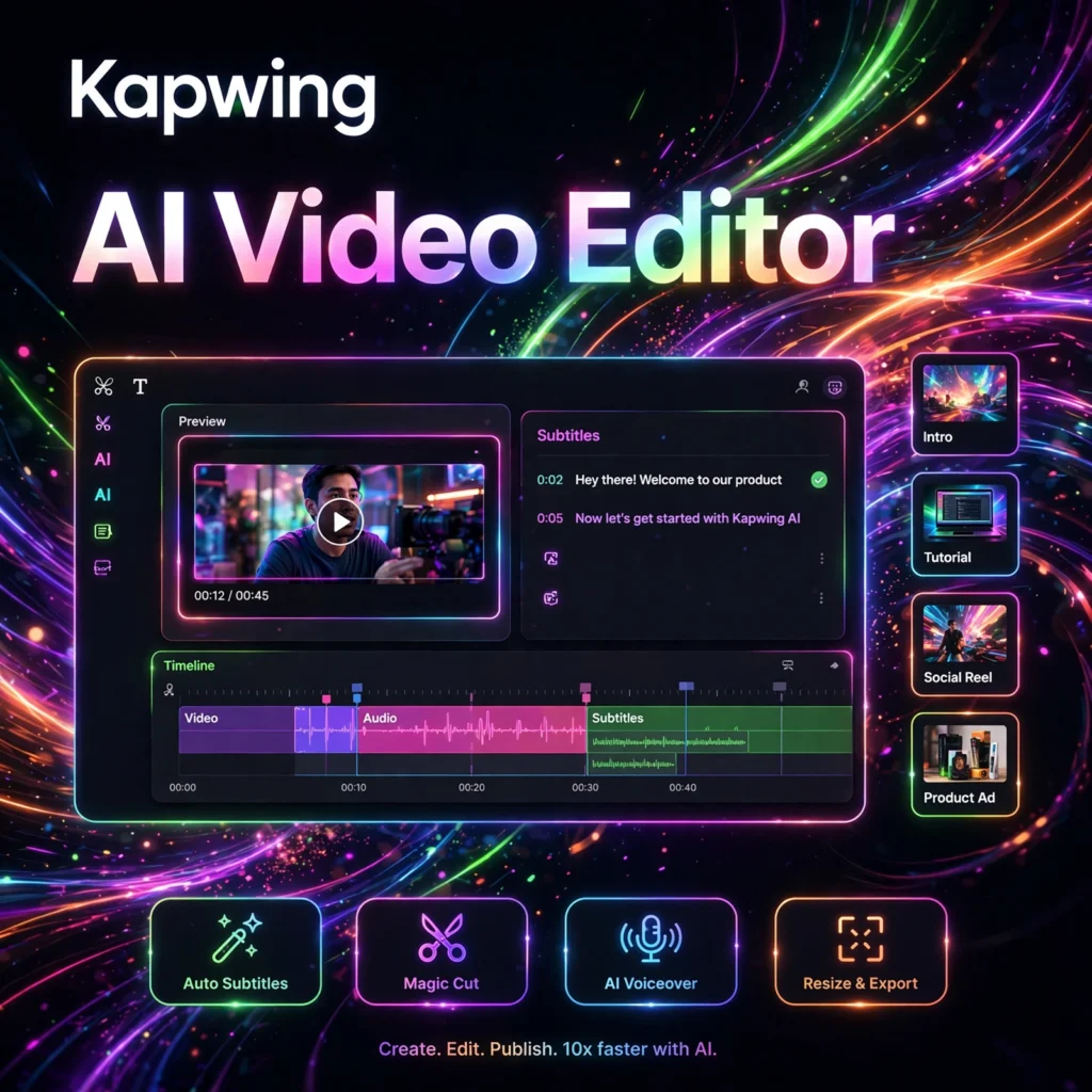Kapwing AI tool - featured banner
