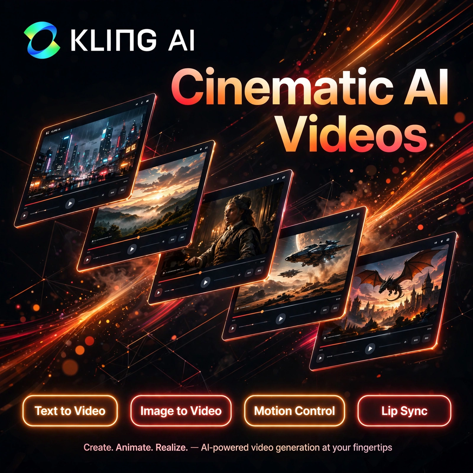 Kling AI AI tool - Text to Video, Image to Video, Motion Control, Lip Sync