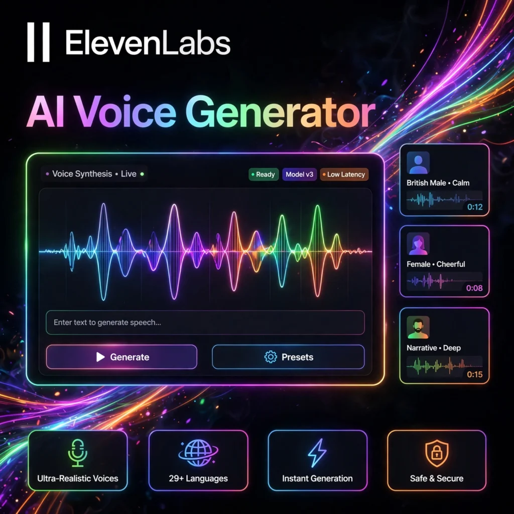 ElevenLabs AI tool - featured banner