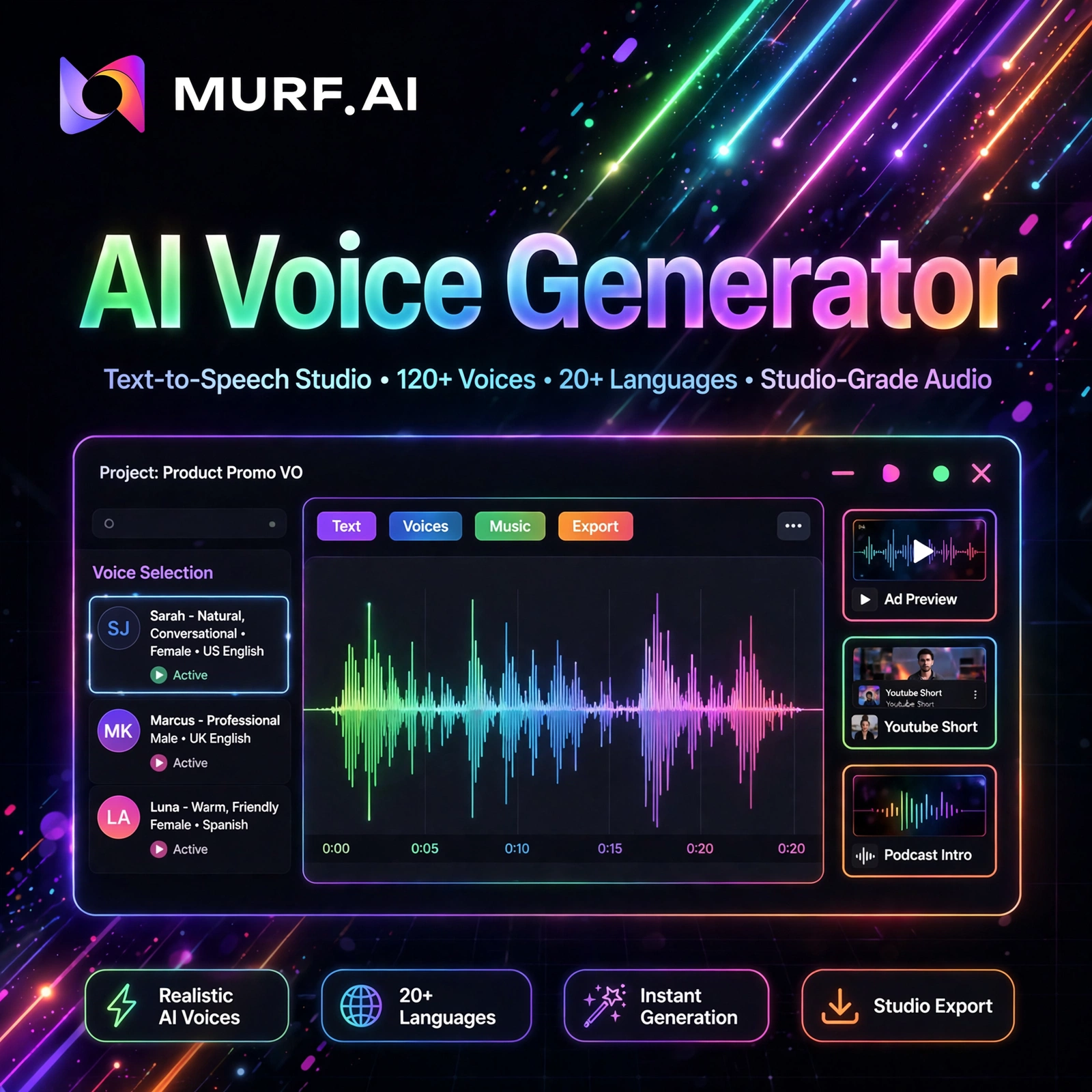 Murf AI AI tool - featured banner