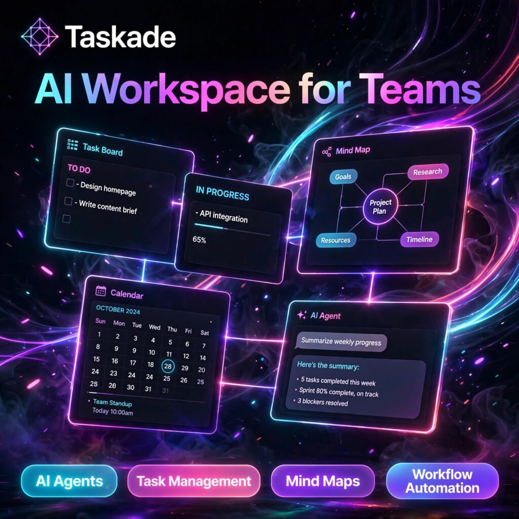 Taskade AI tool - AI Agents, Task Management, Mind Maps, Workflow Automation
