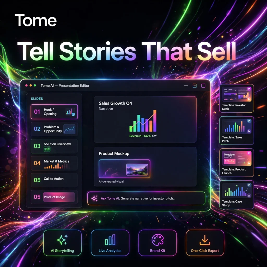 Tome AI tool - featured banner