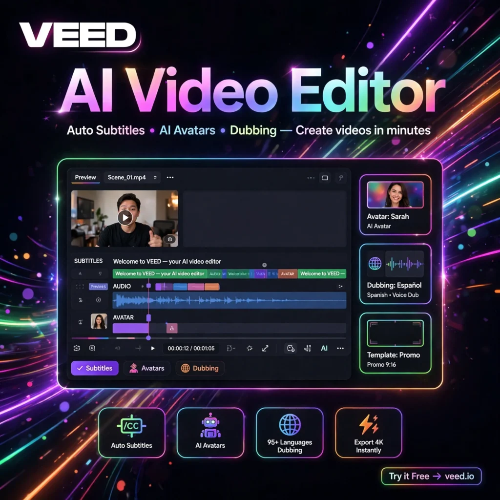 VEED AI tool - featured banner